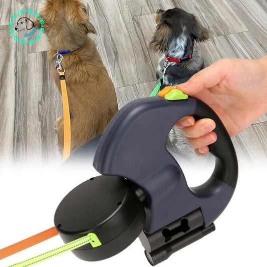 Runny™ - Laisse double pour chien